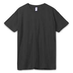 Футболка унисекс Regent 150, темно-серая, XS–3XL