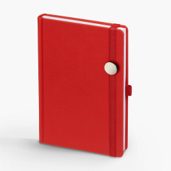 Ежедневник Favor Metal, недатированный, красный, 15х21х2,2 см