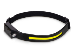 Налобный фонарь 2-в-1 c управлением жестами «Spacelight», Цвет черный