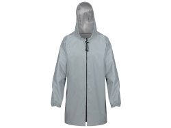 Дождевик светоотражающий «Sunny reflector» с чехлом, Размер XS-S, Цвет серый светоотражающий