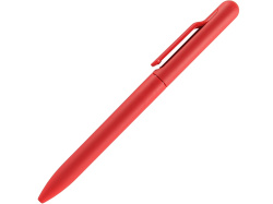 Ручка пластиковая шариковая FAMILY SOFIA, soft touch, Цвет красный
