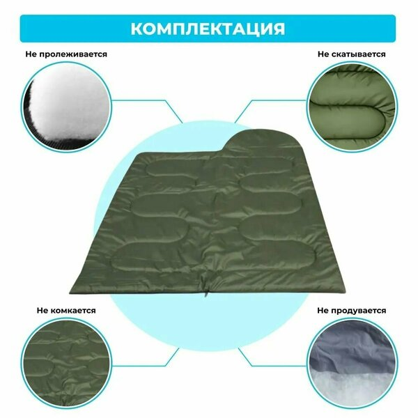 Спальный мешок - одеяло 75х215 см, на - 20 градусов