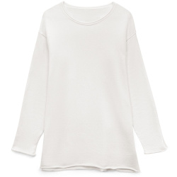 Лонгслив унисекс Siluetti Fuori, молочно-белый, размер L/XL