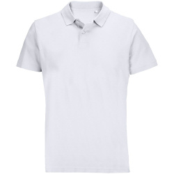 Рубашка поло унисекс Pulse, белая, S–5XL