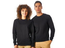 Свитшот «Motion» с начесом, унисекс, Размер 2XL, Цвет черный