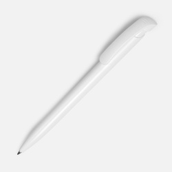 Ручка шариковая Clear Solid, белая, 14,8х1