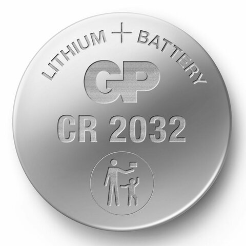 Батарейки КОМПЛЕКТ 10 шт. (ПРОМО 7+3), GP Lithium, CR2032, литиевые, блистер, CR2032-7/3-2CR10