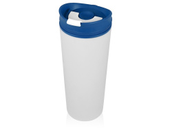 Термокружка «Brite», Цвет белый/синий