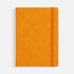 Ежедневник Urban Hard, недатированный, оранжевый, 15х20,8х1,8 см
