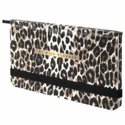 Еженедельник недатированный с резинкой 171х93 мм, BRAUBERG, твердый, 64 л., "Leopard print", 116312