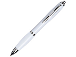 Ручка пластиковая шариковая «Nash» антибактериальная, Размер синие чернила, Цвет белый