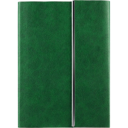 Ежедневник Petrus Flap, недатированный, зеленый, 21х15,5х1,5 см