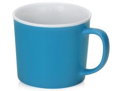 Кружка «Nancy», матовая, Цвет голубой/белый