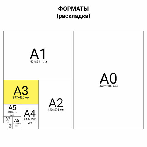 Калька А3 для печати и творчества, 90 г/м2, 250 листов, SKETCHMARKER, R17310, 116414