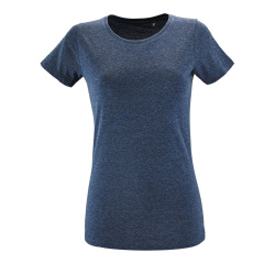 Футболка женская Regent Fit Women, синий меланж, S–XXL