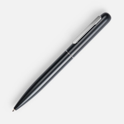 Ручка шариковая Scribo, матовая черная, 14х1,4 см