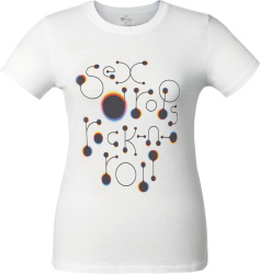 Футболка женская No Drugs, белая, S–XL