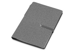 Блокнот А6 «Write and stick» с ручкой и набором стикеров, Цвет серый