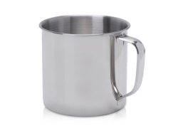 Кружка из нержавеющей стали «Trek S», Размер 350 мл, Цвет серебристый