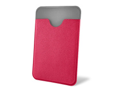 Картхолдер с креплением на телефон «Favor», Цвет фуксия