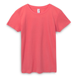 Футболка женская Regent Women, розовая (коралловая), S–XXL