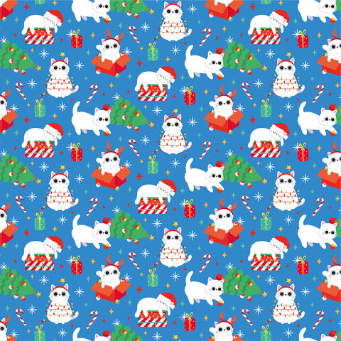 Бумага упаковочная новогодняя НАБОР 3 шт., "X-mas animals", 70х100 см, 3 дизайна, ЗОЛОТАЯ СКАЗКА, 592610