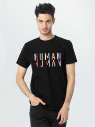 Футболка Human, черная, S–XXL