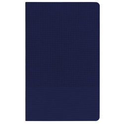 Ежедневник Knit, недатированный, темно-синий, 13х21 см