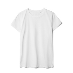 Футболка женская T-bolka Stretch Lady, белая, S-XXL