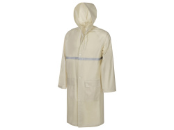 Дождевик со светоотражающей тесьмой «Lanai», Размер XL-2XL, Цвет молочный
