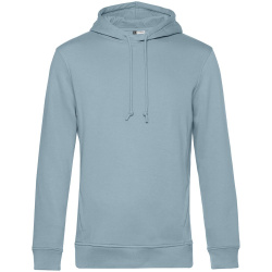 Толстовка с капюшоном унисекс BNC Inspire (Organic), серо-голубая, XS–3XL