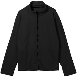 Куртка флисовая унисекс Manakin, черная, XS—XXL