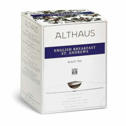 Чай ALTHAUS "English Breakfast" черный, 15 пирамидок по 2,75 г, ГЕРМАНИЯ, TALTHL-P00001