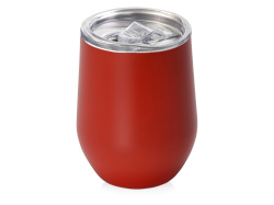 Вакуумная термокружка «Sense», непротекаемая крышка, крафтовая упаковка, Цвет красный