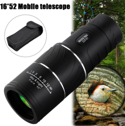 Монокуляр (монокль) Bushnell 16x52, 16 кратный зум, 8000 м, двойной фокус