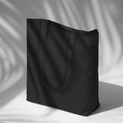 Сумка из хлопка «Carryme 140», 140 г/м2, Цвет черный