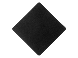 Патч «Ромб», nubuk, Цвет черный