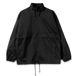 Ветровка из нейлона Surf 210, черная, S–XXL