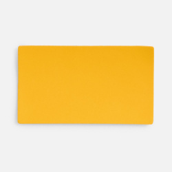 Лейбл Listra Soft Touch, M, желтый, 3,5х6 см
