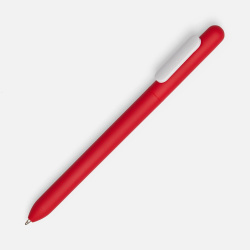 Ручка шариковая Swiper Soft Touch, красная с белым, 14,3x1,0 см