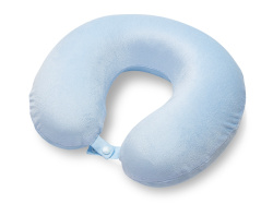 Подушка для путешествий с эффектом памяти «Basic», Цвет небесно-голубой