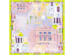 Платок «Я горожанка», Цвет разноцветный