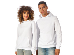 Толстовка с капюшоном «Monaco» унисекс, Размер XS, Цвет белый