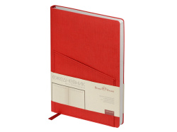 Ежедневник недатированный А5 «Barcelona», Цвет красный