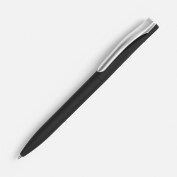 Ручка шариковая Pin Soft Touch, черная, 14,5х1 см