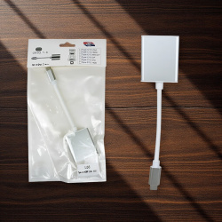 Адаптер LD8 Type-C (M) - HDMI (F) 2.0 4K, 15cm, черный / Переходник для подключения устройств с USB Type-C к HDMI
