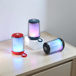 Портативная Bluetooth-колонка TG-346, RGB-подсветка, слот для карты памяти, защита от влаги, цвет в ассортименте / Компактный звук с ярким светом