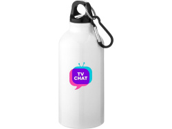 Бутылка «Oregon» с карабином, Цвет белый/черный