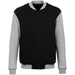 Бомбер College, черный, XS–XXL