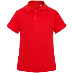 Рубашка поло детская Virma Kids, красная, 6–14 лет